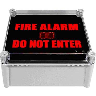 Pertronic Weatherproof Visual Warning Sign